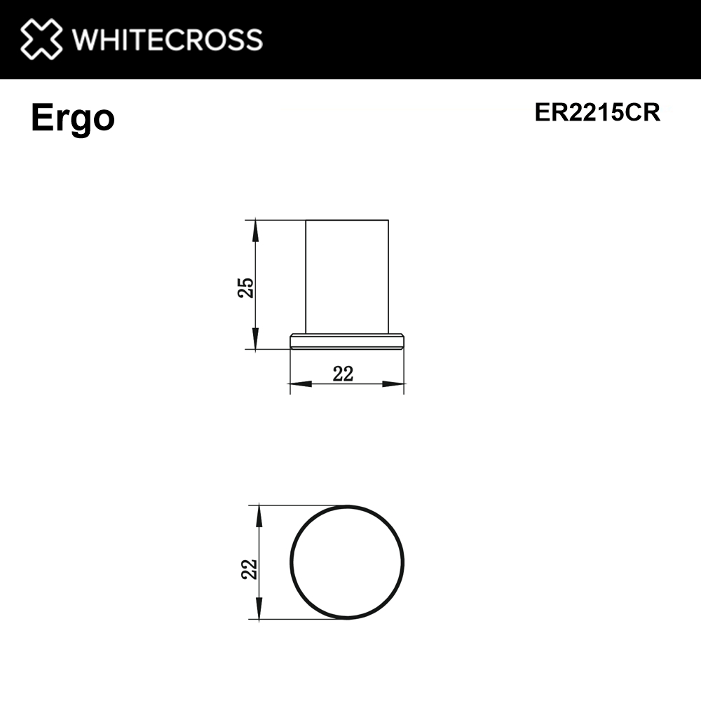 Крючок Whitecross Ergo ER2215CR хром