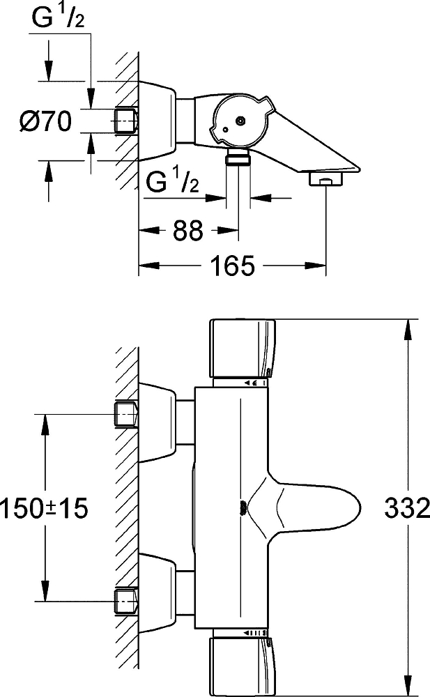 Термостат Grohe Grohtherm 2000 special 34202000