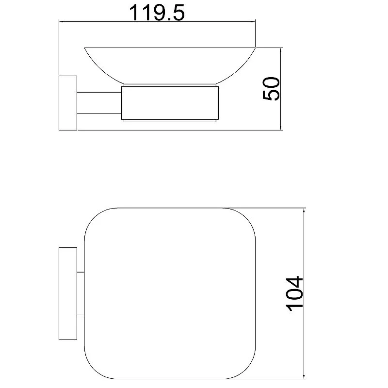 Мыльница Belz B903 B90302 черный