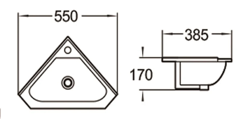 Раковина SantiLine SL-2020 белый