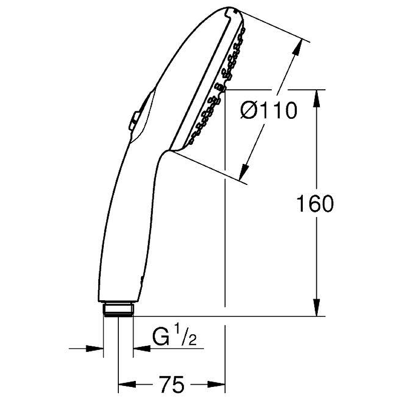 Ручной душ Grohe Tempesta 27597003 хром