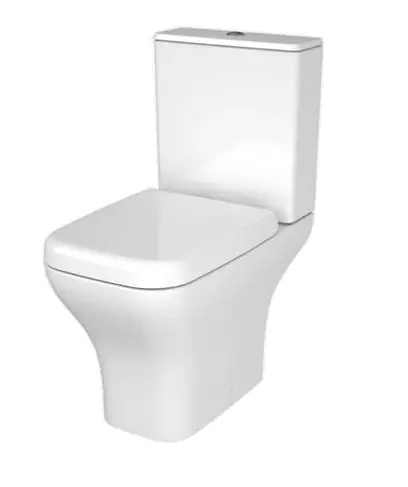 Унитаз-компакт VitrA Polar 9843B003-7201 безободковый, с микролифтом