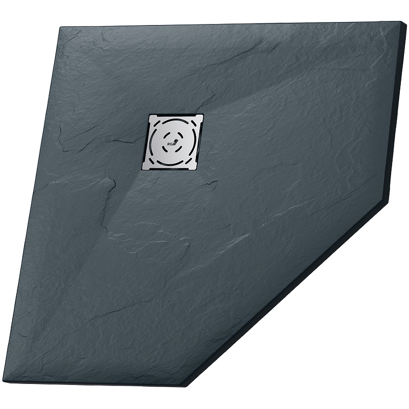 Душевой поддон из искусственного камня RGW Stone Tray ST/T-G 80x80 16155088-02, графит