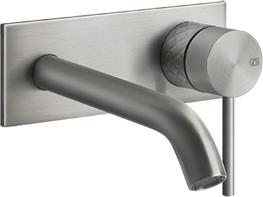 Смеситель для раковины Gessi 316 Intreccio 54188#239, steel brushed