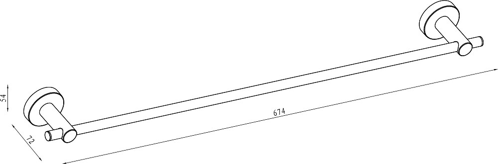 Полотенцедержатель Damixa Scandi Pro HASP346400