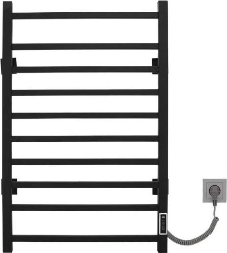 Полотенцесушитель электрический Vincea 50x80 VTD-1LBE, черный матовый