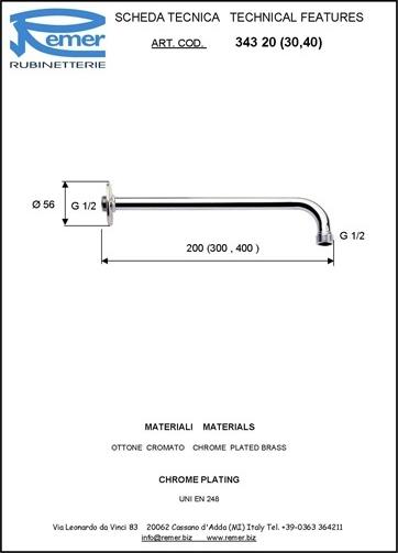 Комплект смесителей Remer Winner W0910315RMOI, хром