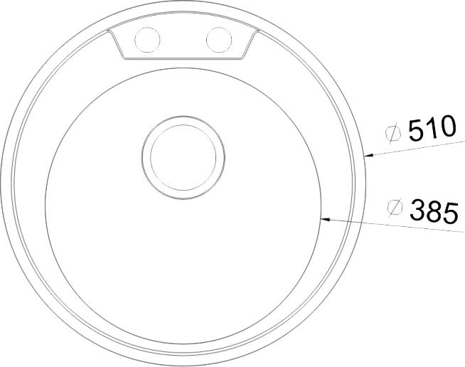 Кухонная мойка Oulin OL-R510