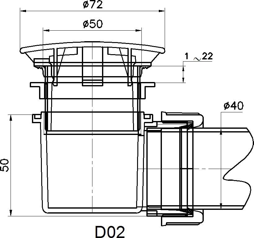 Сифон для поддона RGW Velplex QYD-02 18241102-01