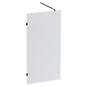 Душевая перегородка Am.Pm X-Joy 100x195 W94UWI-100-F1-BTE стекло прозрачное, профиль черный