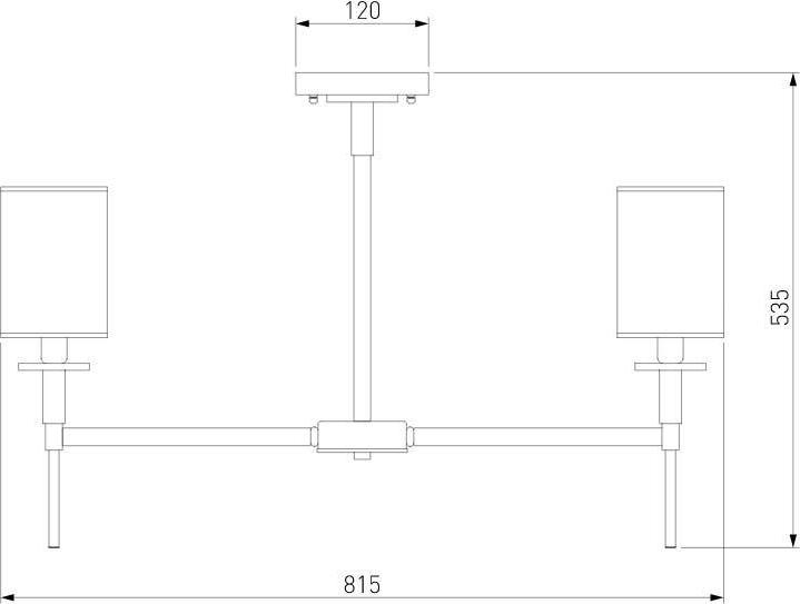 Подвесная люстра Eurosvet Brielle 60132/8 хром