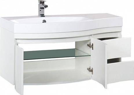 Тумба с раковиной Aquanet Опера 115 L 00212990 белый