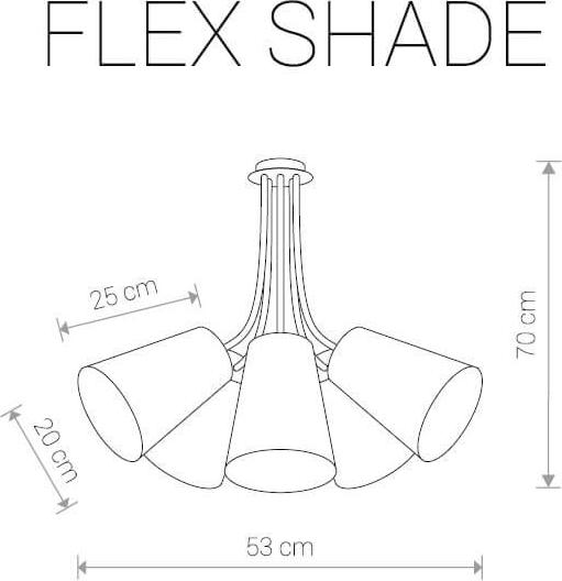 Подвесная люстра Nowodvorski Flex Shade 9278