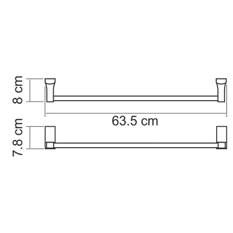 Полотенцедержатель WasserKRAFT Lopau К-6000 K-6030 хром