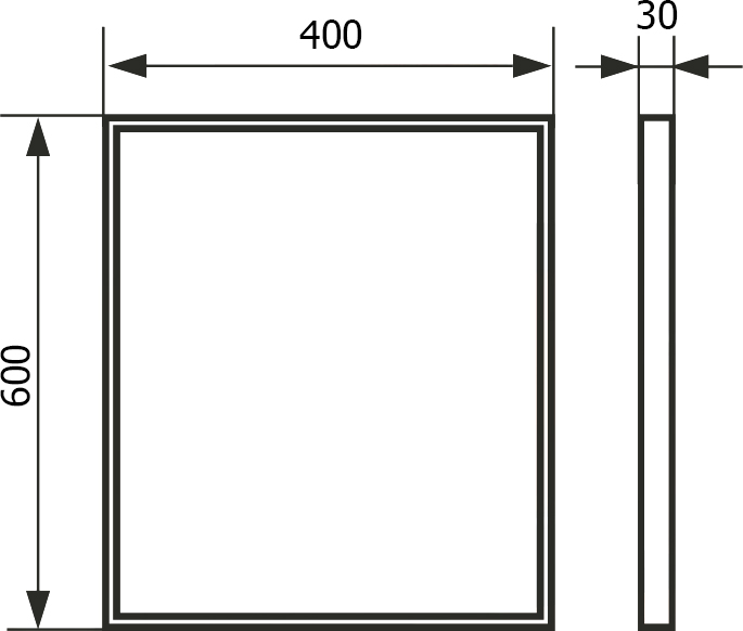 Настенный люк Evecs ЛП4060К 40х60