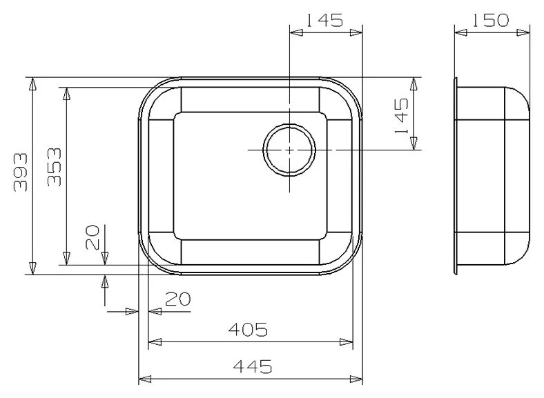 Кухонная мойка Reginox R18 37972 хром