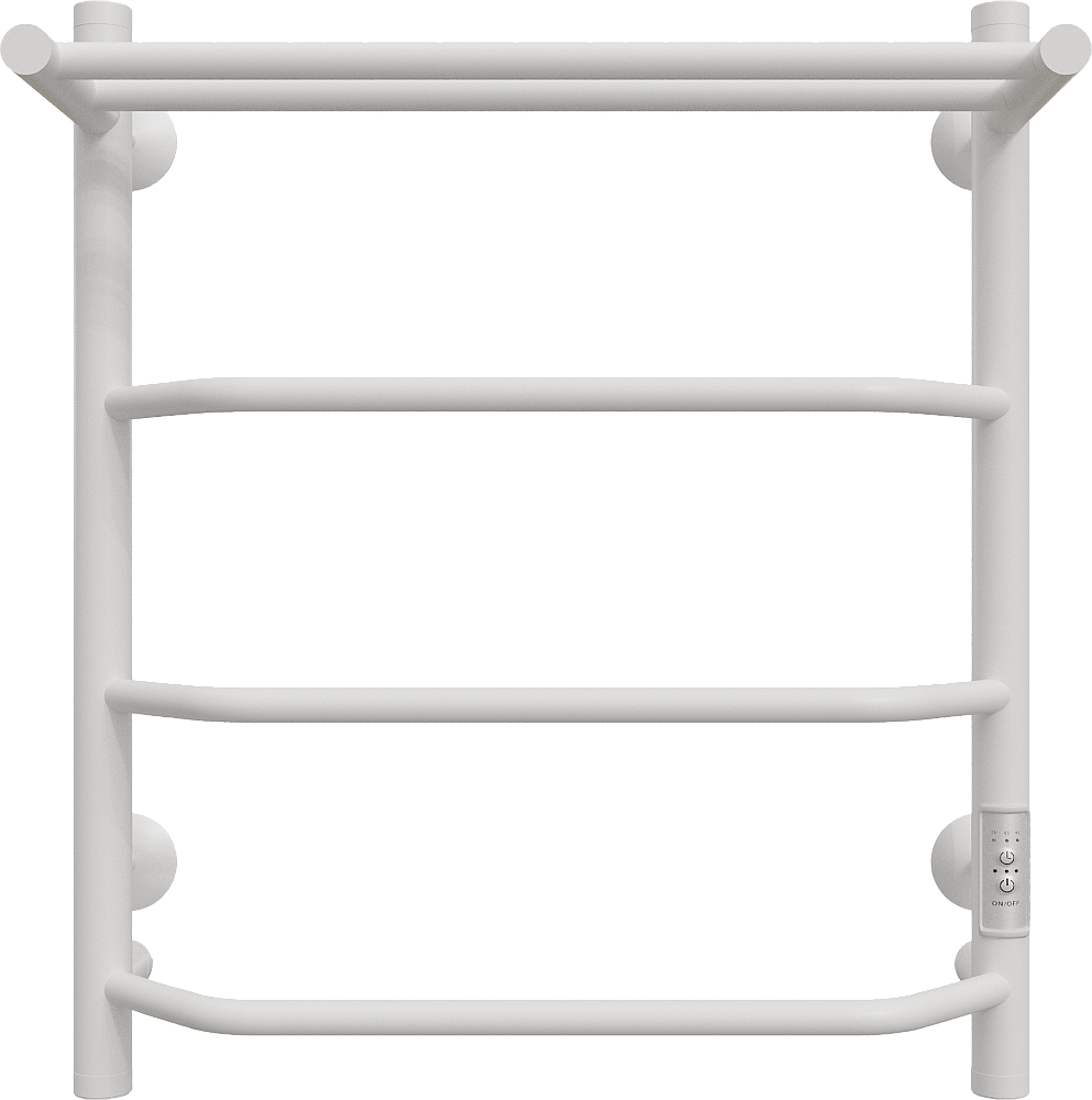 Полотенцесушитель электрический Ewrika Сафо FT 60х50, с полкой, белый