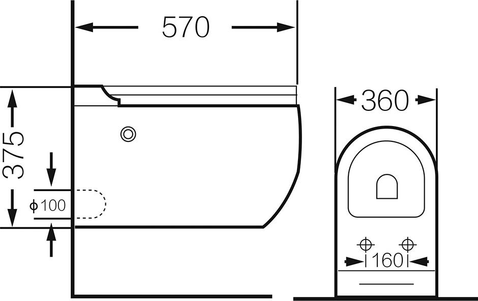 Унитаз подвесной Grossman GR-5502