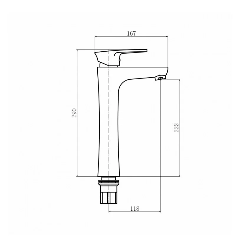 Смеситель для раковины PLStart PL3005-8 хром, белый