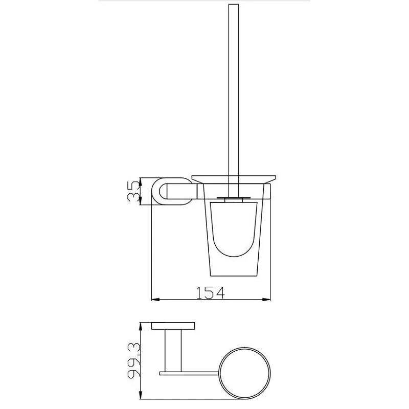 Ёршик Rav-Slezak Yukon YUA0500CB хром;белый