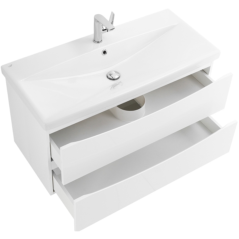 Тумба под раковину BelBagno MARINO-CER-800-2C-SO-BL-P 80 см, Bianco Lucido