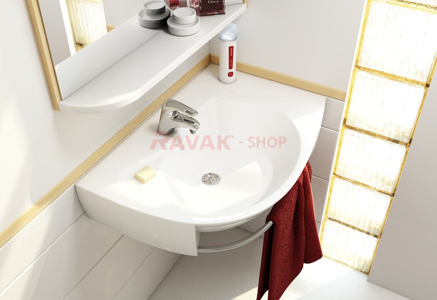 Умывальник Ravak Rosa Comfort Plus R 78х55 XJ0P1100000