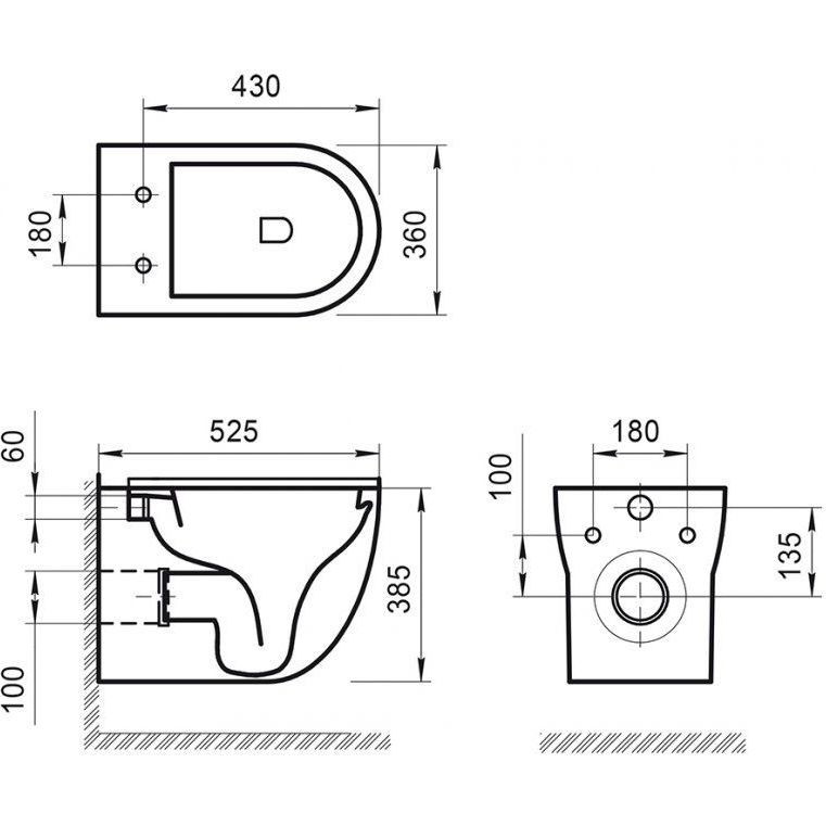 Комплект унитаза с инсталляцией BelBagno Expert BB066CHR/BB870SC/BB004-40 EXPERT/BB014-SR-BIANCO с сиденьем микролифт и белой клавишей смыва