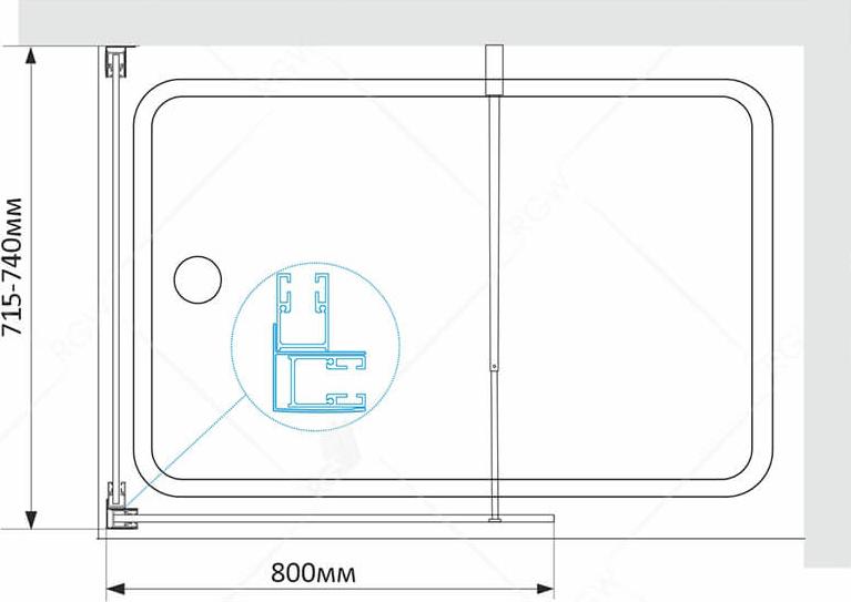 Душевой уголок на ванну RGW SC-72 (SC-51+Z-052), 31172875-11