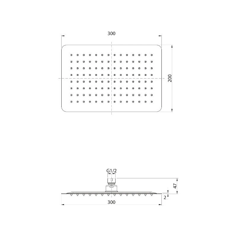 Душ верхний Elghansa Overhead Shower MQ-232 хром