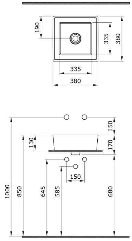 Раковина накладная Bocchi Vessel 1173-021-0125 оранжевый