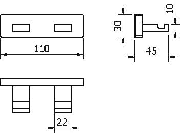 Крючок Langberger Alster 10932A