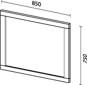 Зеркало Sanvit Кантри 85