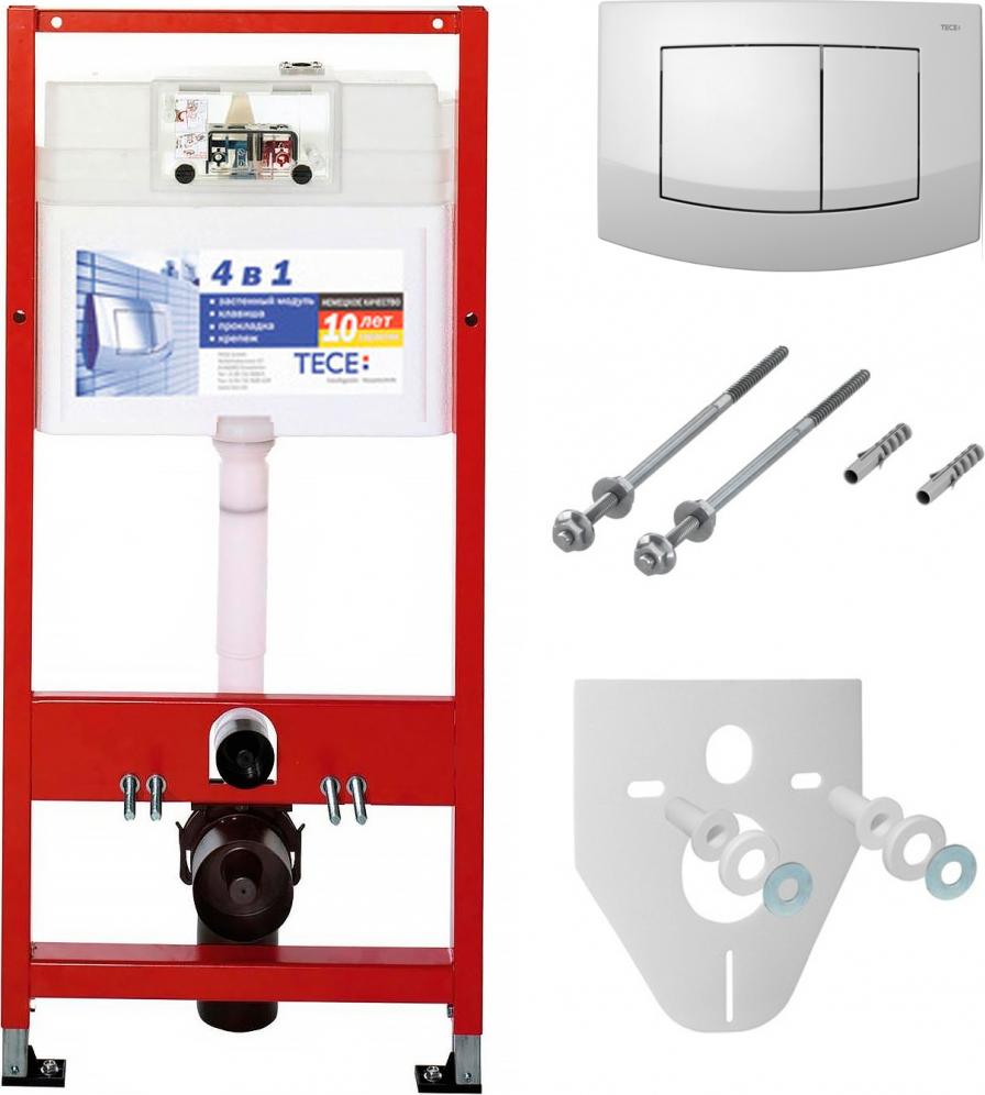 Система инсталляции для унитазов Tece Ambia K440200 4 в 1 с кнопкой смыва