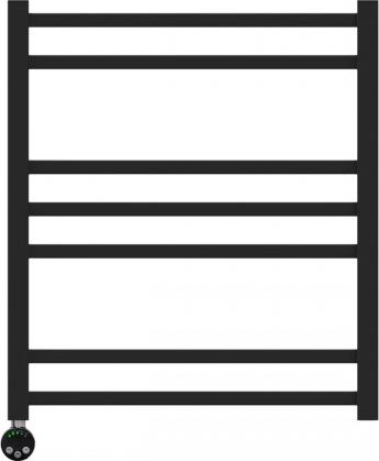 Полотенцесушитель электрический 50x60 см Lemark Atlantiss LM32607REBL П7, чёрный левый/правый