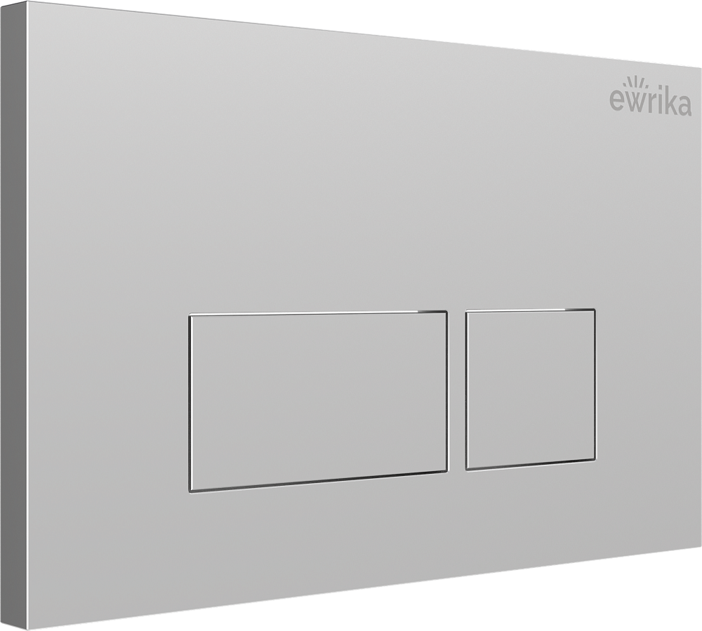 Кнопка смыва Ewrika 0040 хром матовый