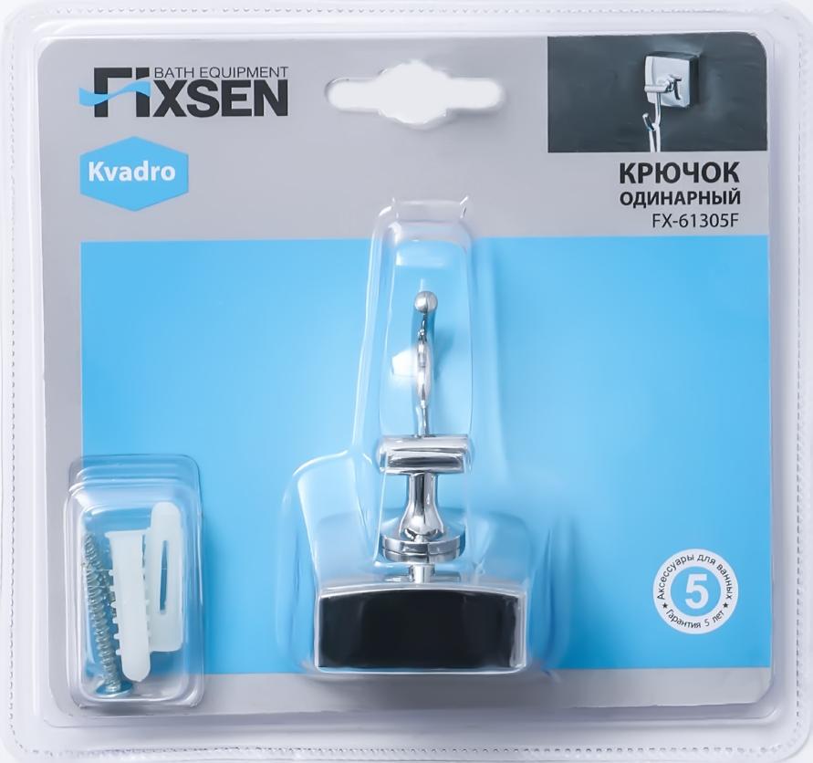 Крючок Fixsen Kvadro FX-61305F хром