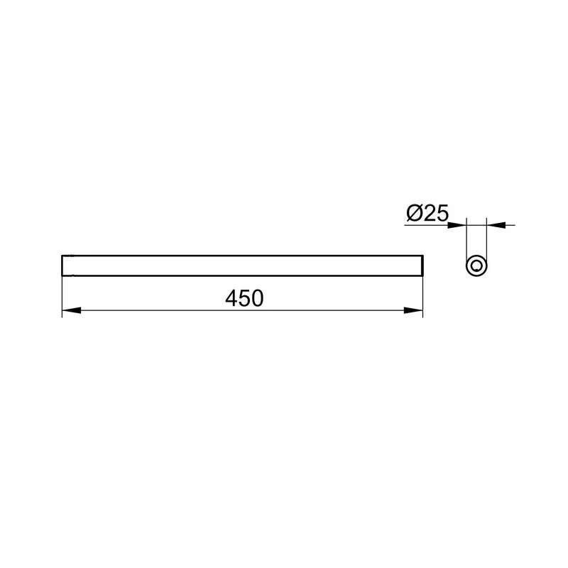 Полотенцедержатель Keuco Reva 12820370000 черный