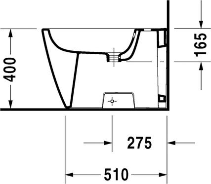 Напольное биде Duravit Happy D.2 2259100000