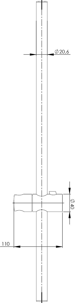 Душевая штанга Roca Stella 5B0305C00