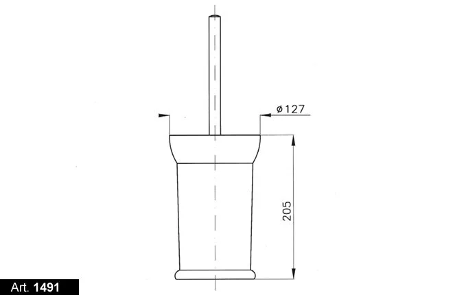 Ёршик Nicolazzi Classica 1491OG белый