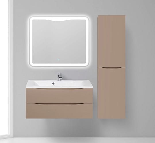 Тумба для комплекта BelBagno MARINO-1000-2C-SO-CL-P capucino lucido