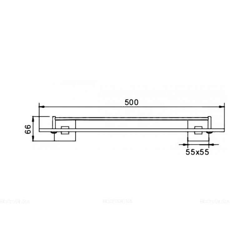 Полка Haiba HB8907 черный