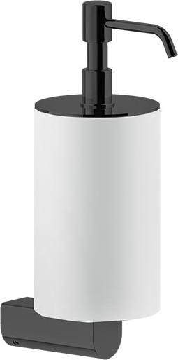 Дозатор для жидкого мыла Gessi Rilievo 59513#299, белый матовый / черный матовый