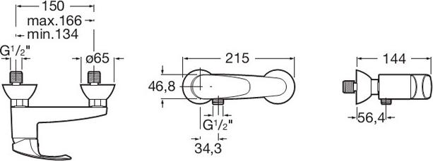 Смеситель для душа Roca Monodin 5A2107C00