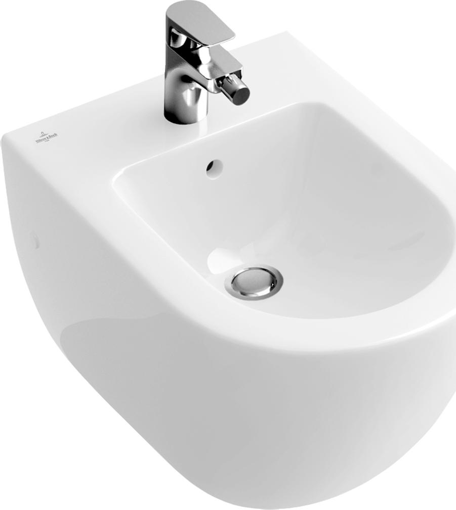 Подвесное биде Villeroy & Boch Subway 7400 0001 alpin