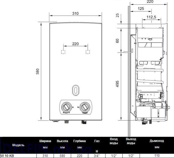 Водонагреватель Bosch Therm 2000 O W 10 KB