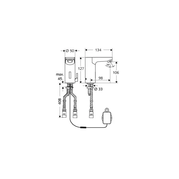 Смеситель для раковины Schell Celis 01 229 06 99 хром