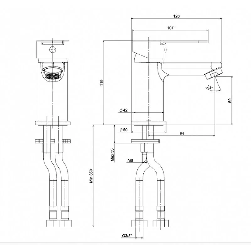 Смеситель для кухни Laparet Molera N3017302LPT хром