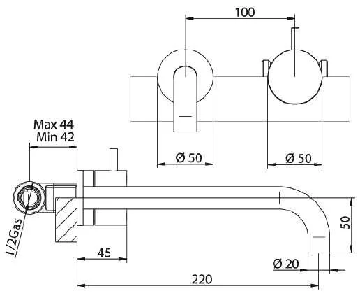 Смеситель для раковины Bandini Stel 950720SS00 хром