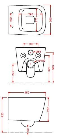 Подвесной унитаз ArtCeram A16 Mini ASV005 05 00, безободковый, цвет - белый матовый